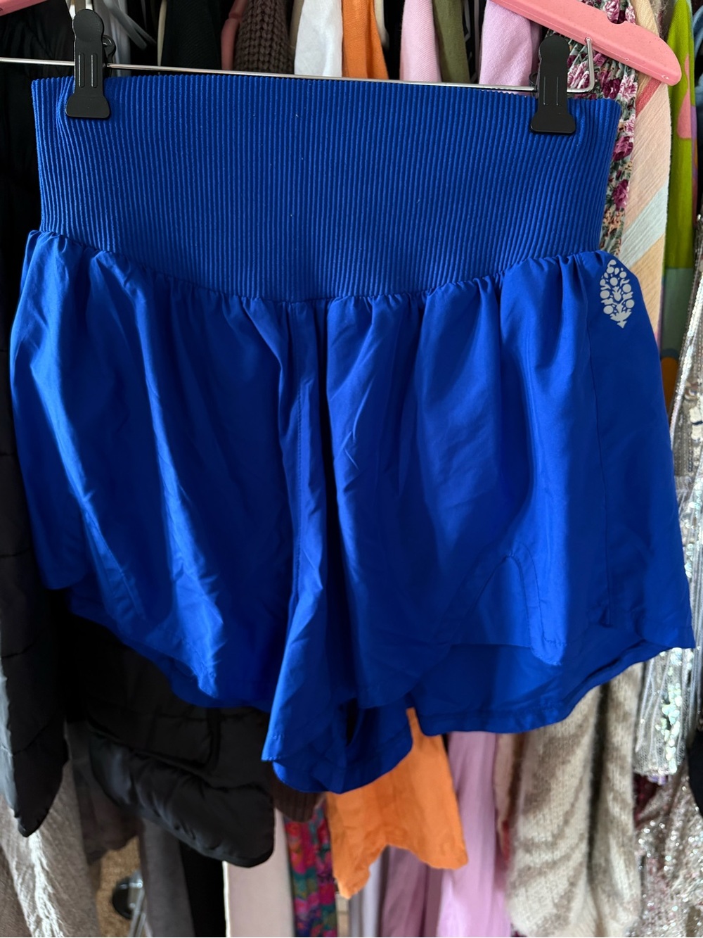 FP Movement by Free People Royal Blue High-Waist Athletic Skort
